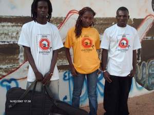 Cheikh, Adji et Djily (les 3 chanteurs)